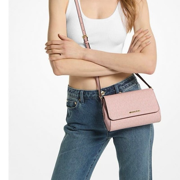 Michael Kors logo convertible crossbody bag